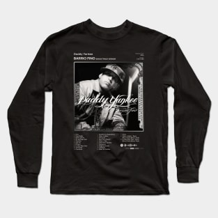 Daddy Yankee - Barrio Fino Tracklist Album Long Sleeve T-Shirt